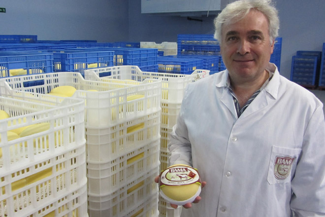 Benigno Pereira, impulsor e propietario de Queixos Bama. 