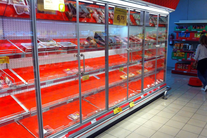supermercado dia baleiro