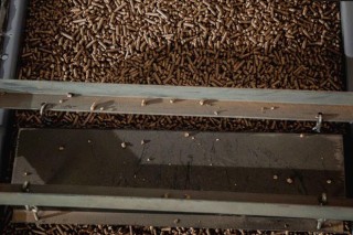 Pellets de biomasa.