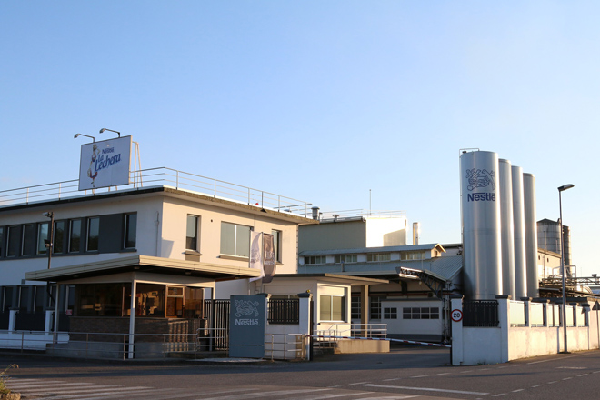 Factoría de Nestlé en Pontecesures