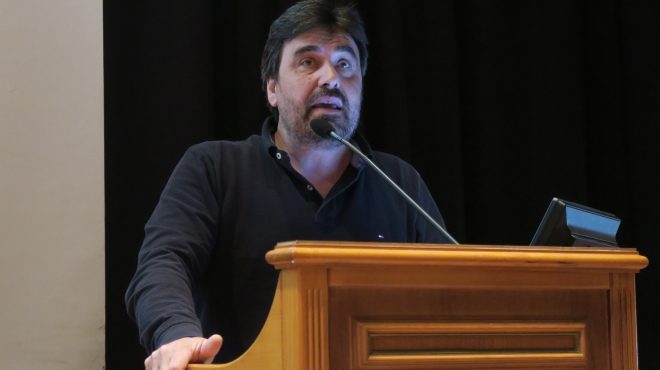 Luis Miguel Jiménez, de Servet Talavera, durante as Xornadas Técnicas de Africor Lugo