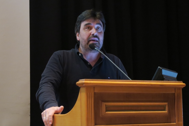 Luis Miguel Jiménez, de Servet Talavera, durante as Xornadas Técnicas de Africor Lugo