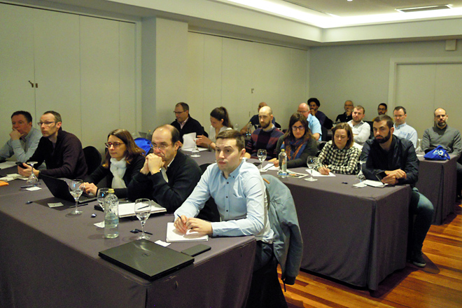 Algúns dos expertos europeos reunidos esta semana en Galicia