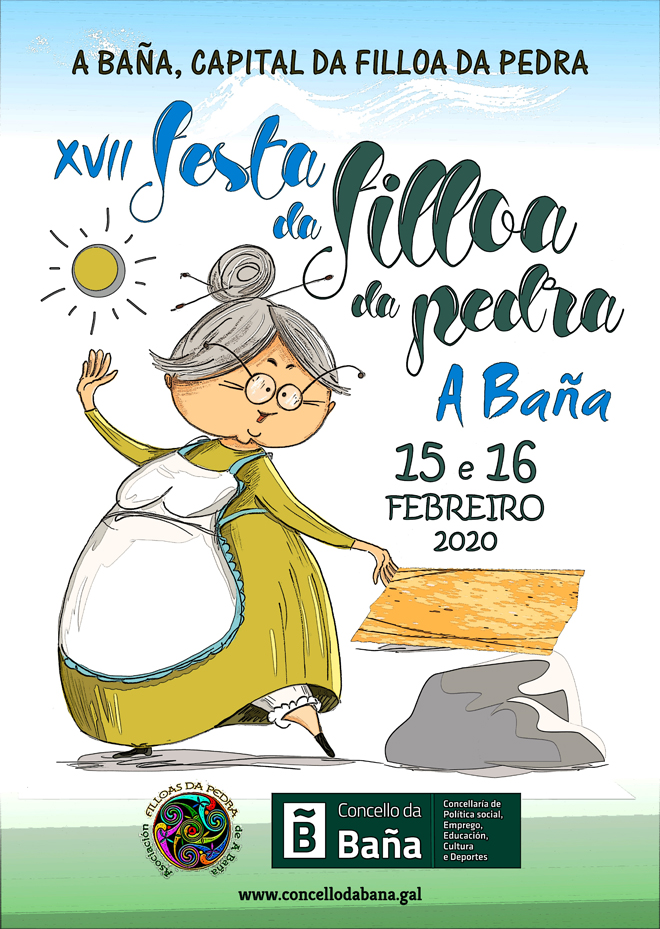 cartel Festa da Filloa A Baña 2020