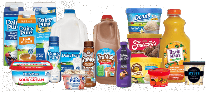 Gama de productos de Dean Foods