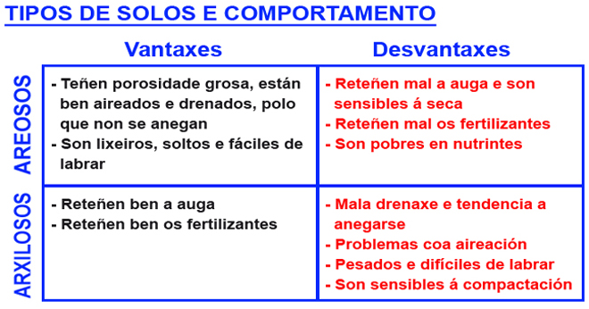 tipos de solos
