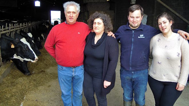 Manuel, Marité, Diego e Sonia