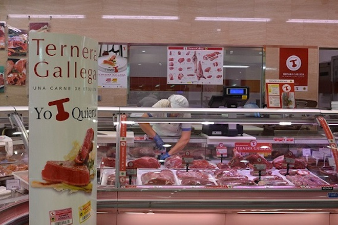 Punto de venda de Ternera Gallega