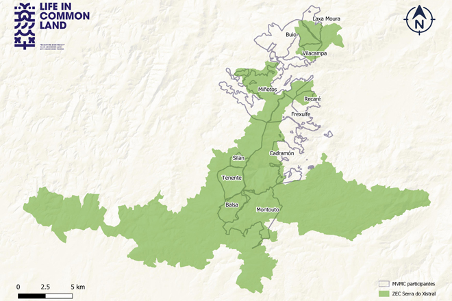 Comunidades de Montes participantes no proxecto