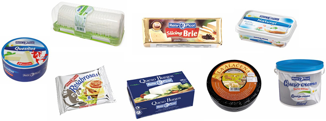 Algunos de los productos de Reny Picot que a partir de ahora distribuirá Pascual en España