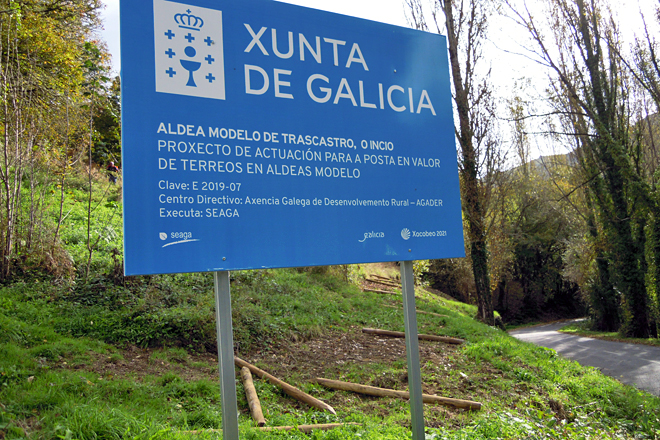 Aldea modelo de Trascastro, no concello lugués do Incio