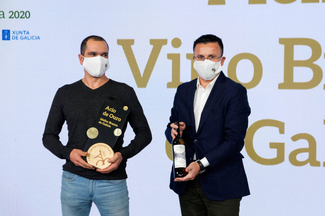 A entrega da distinción ao mellor viño branco de Galicia