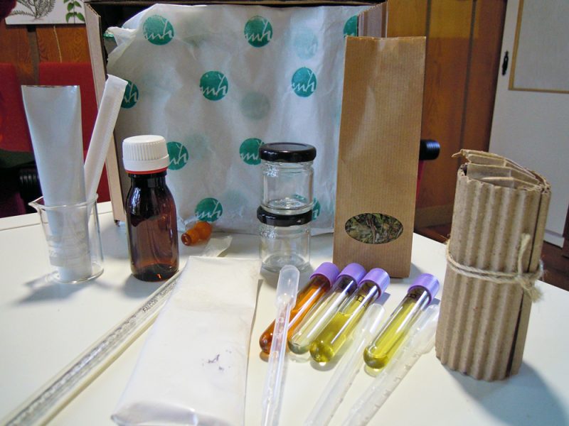 O kit para a elaboración de produtos na casa