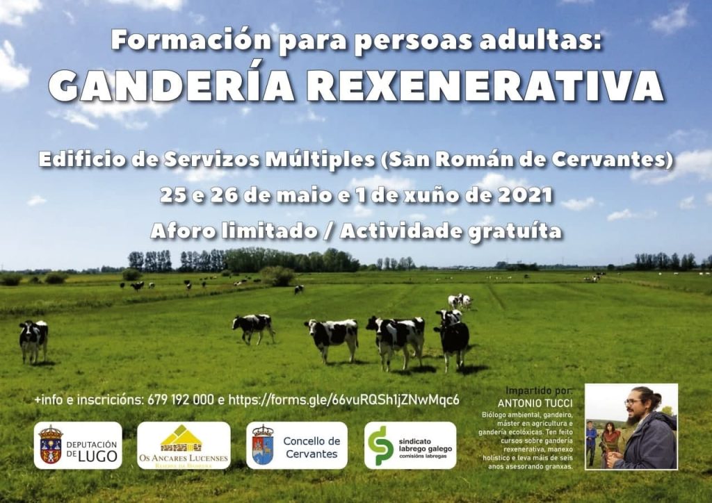 Cartaz do curso nos Ancares