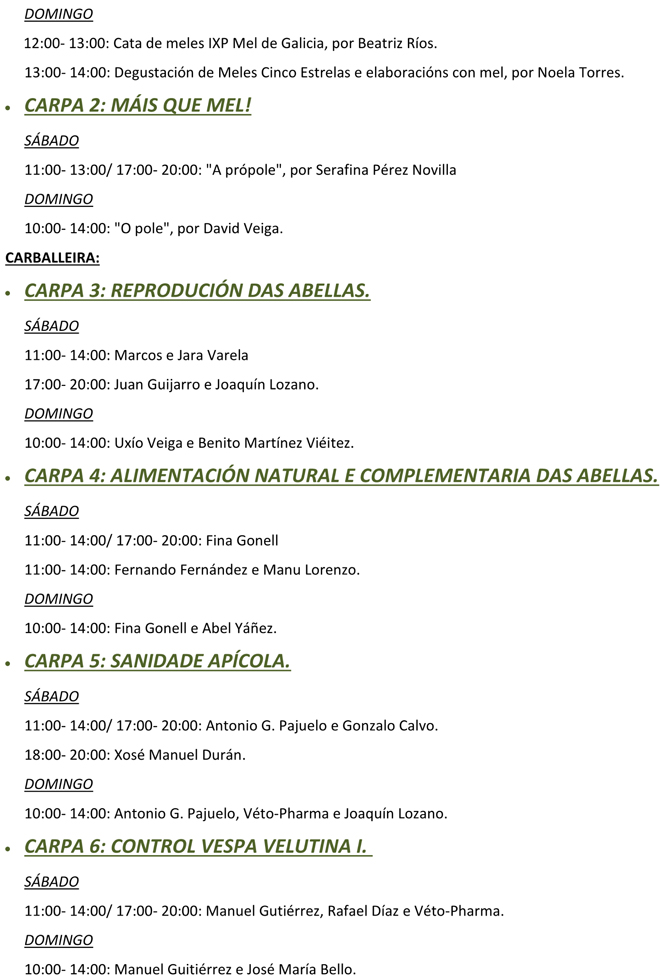 FORO DE APICULTURA