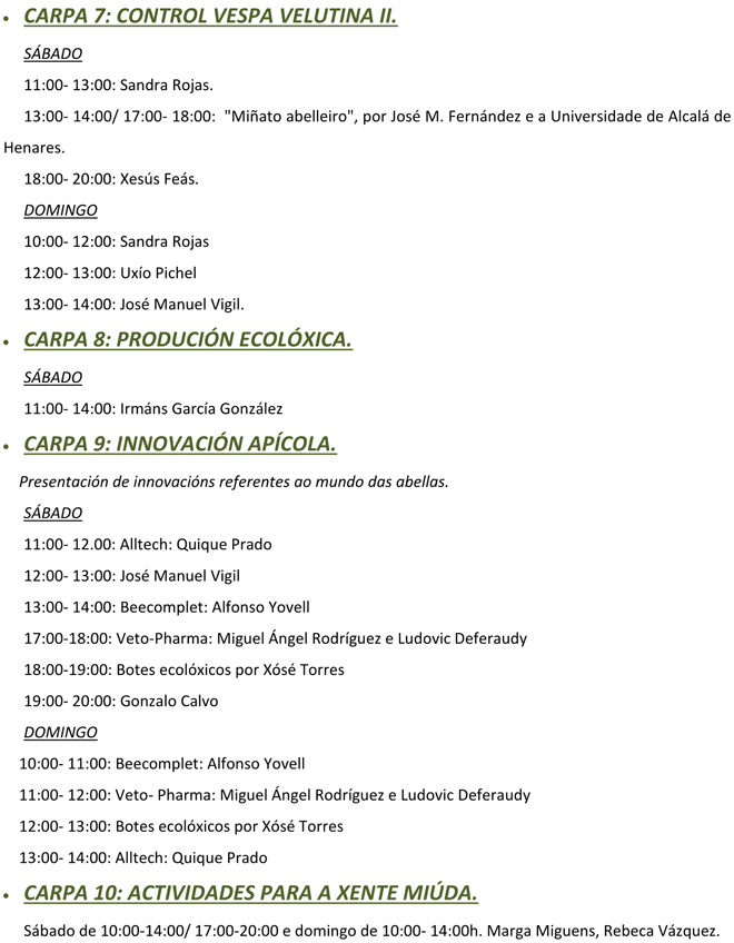 FORO DE APICULTURA