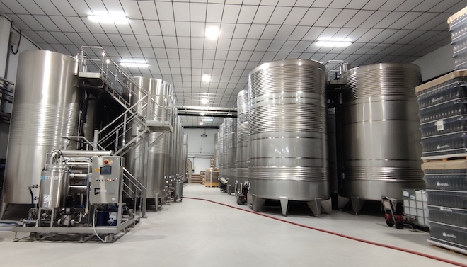 interior bodega Granbazan