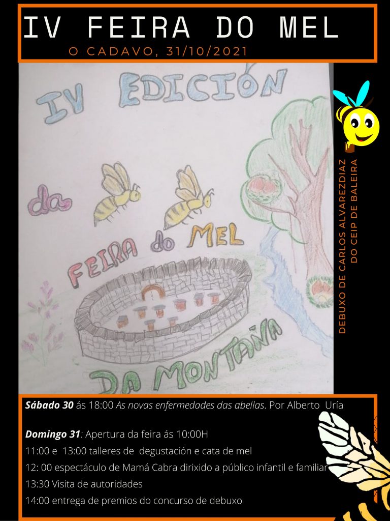 cartel Feira do Mel Baleira 2021