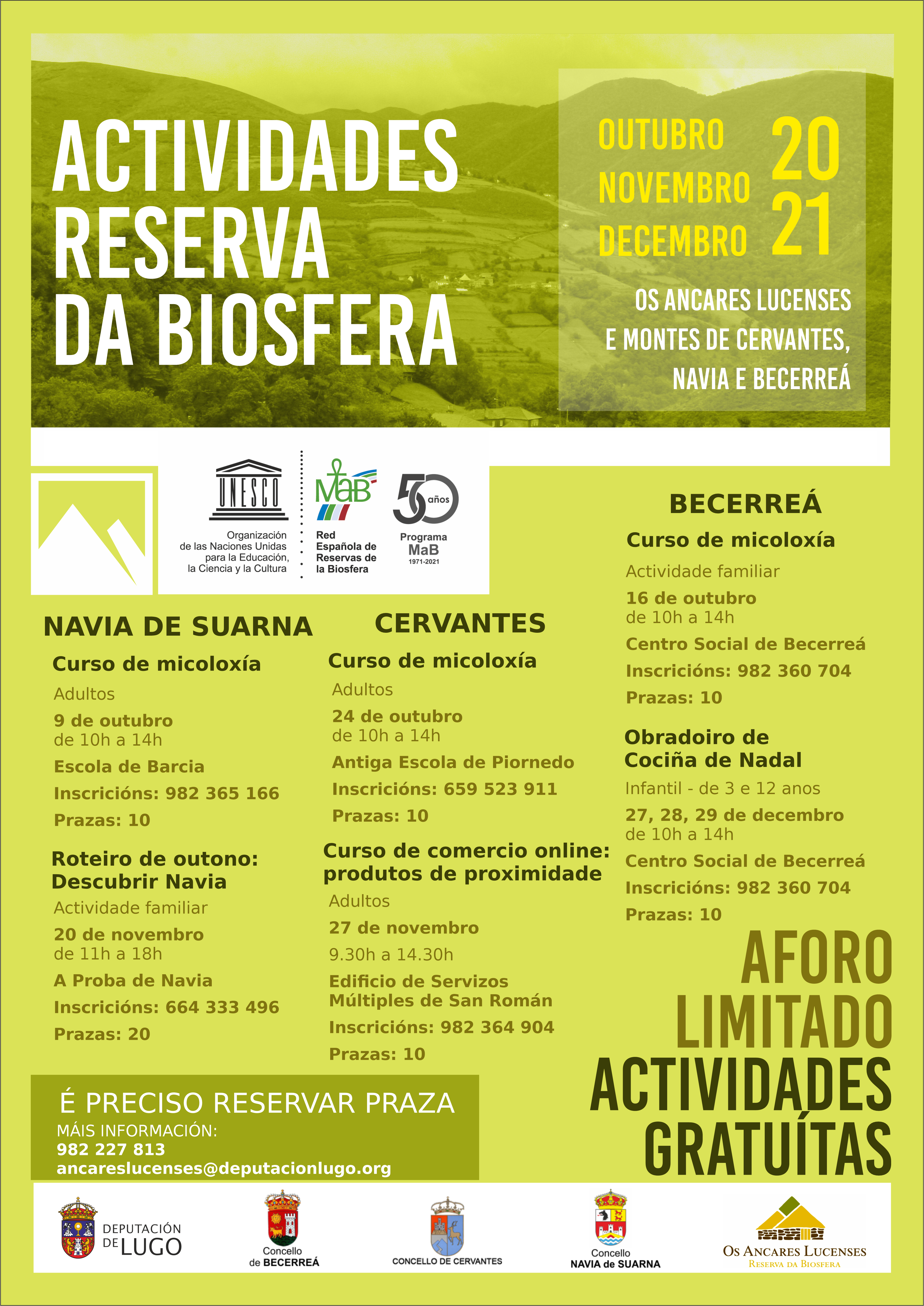 cursos reserva ancares