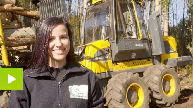A enxeñeira forestal de Madeiras O Fragueiro, Ana Rodríguez