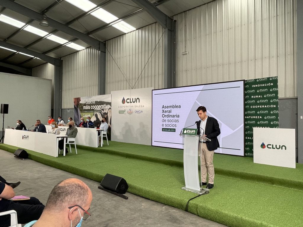 Juan Gallástegui, secretario xeral de CLUN, asemblea xeral 2021