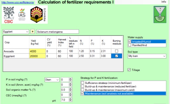 ferramenta2 calculo nutrintes abonado FertiliCalc