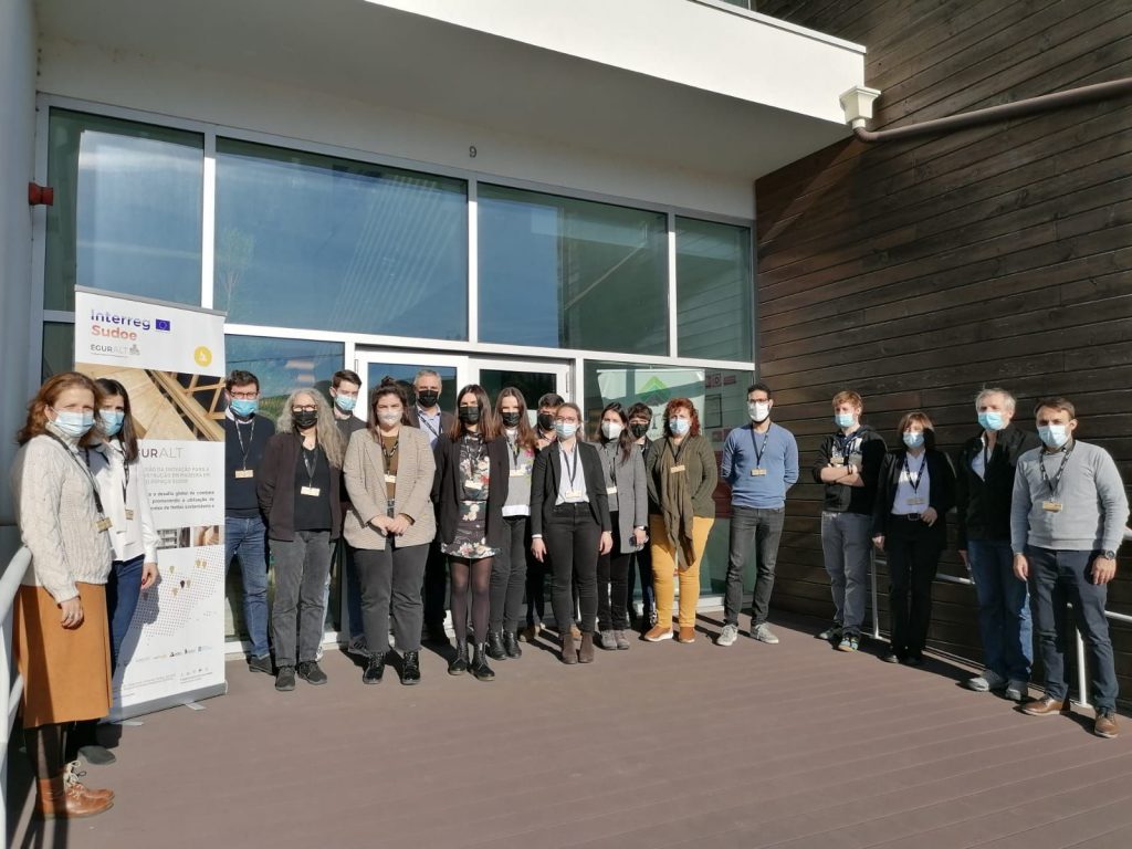 Asistentes a la reunión del Comité de Dirección del Proyecto Interreg SUDOE EGURALT celebrada en Sertã (Portugal)