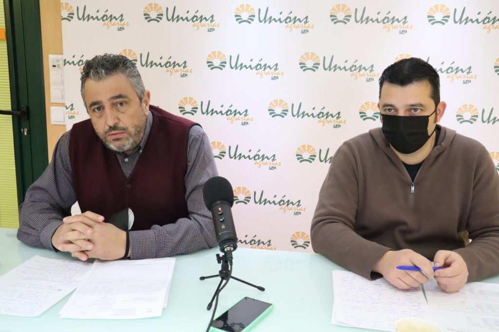 José Ramón González e Iván Raposo, durante a rolda de prensa deste venres