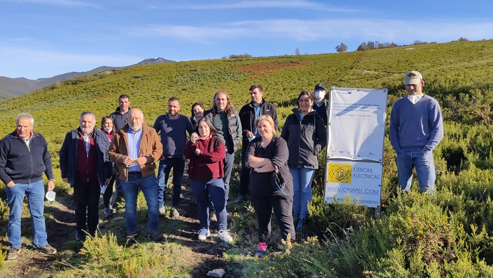 Parcelas do monte comunal O Cerredo, en Grao, nos Ancares, nas que se combinaron queimas e pastoreo no marco do proxecto Open2preserve