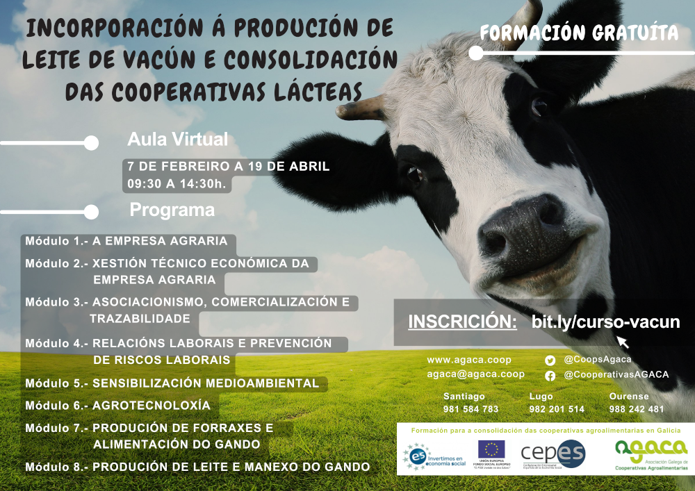 curso agaca vaccun leite