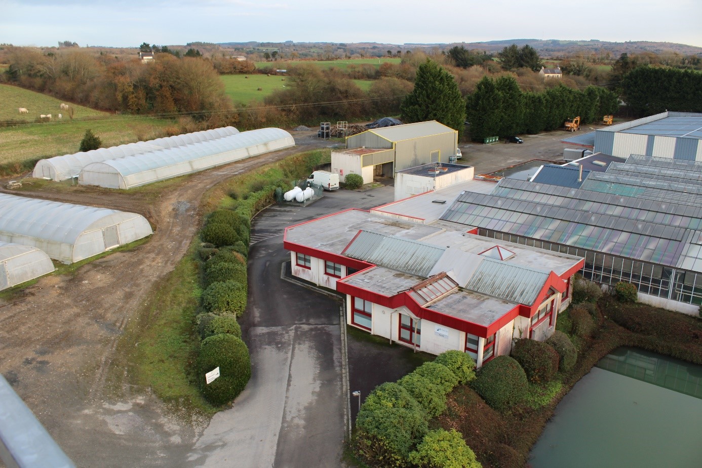 Instalacións de Bretagne Plants en Hanvec