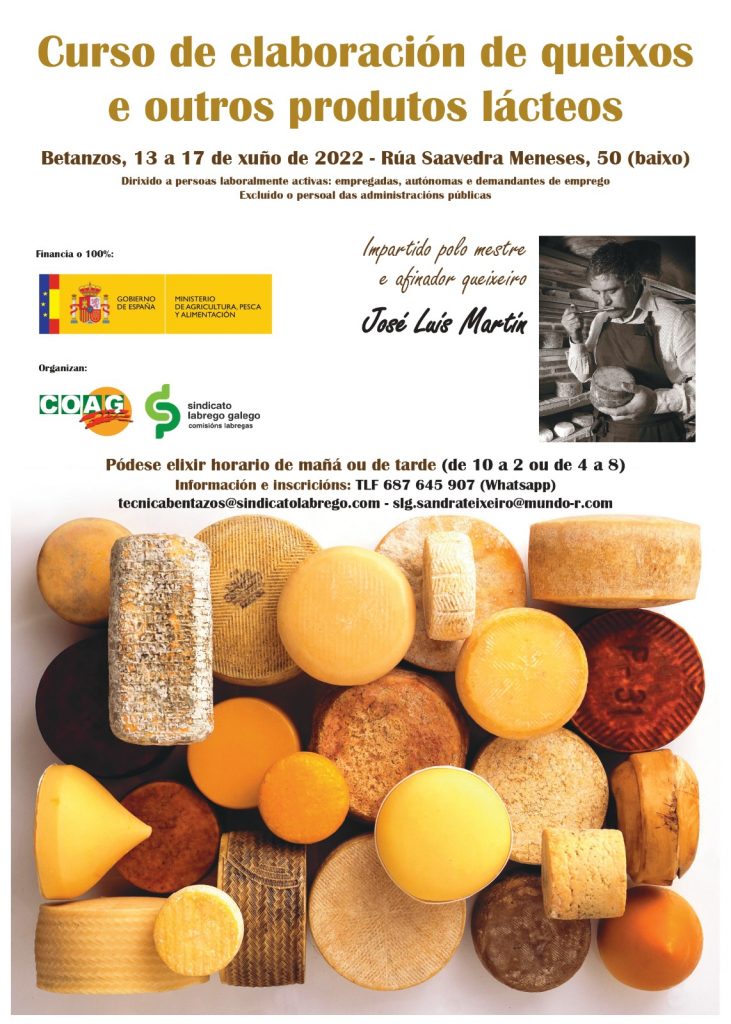 curso queixos SLG en Betanzos