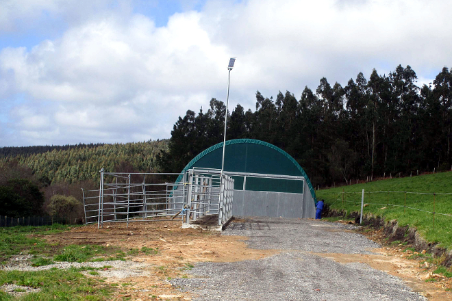 Instalacións para levar a cabo o cebo dos xatos