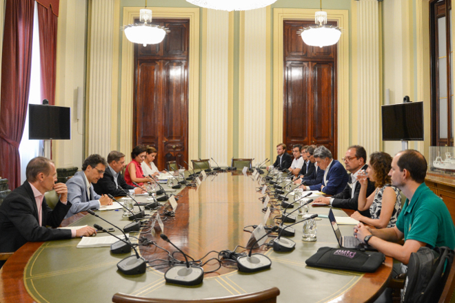 Reunión de los representantes de la industria de alimentación animal con el ministro Luis Planas este miércoles