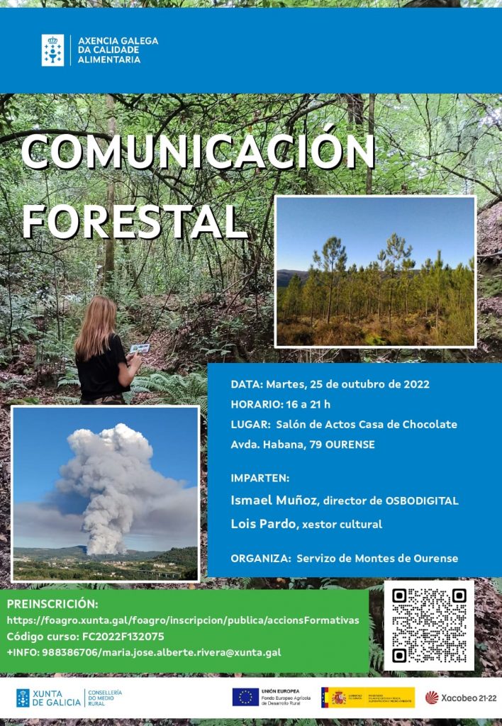 Cartel de presentación da xornada de formación
