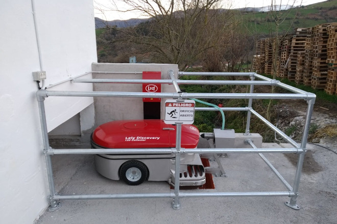 lely robot periferico arrimador garaxe