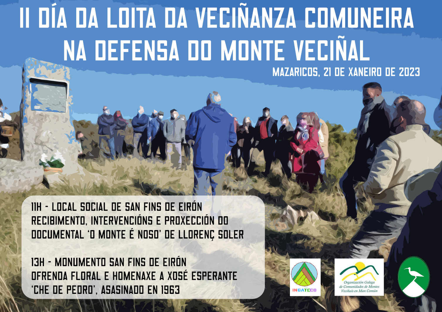 ii dia loita veciñanza montes veciñais mazaricos