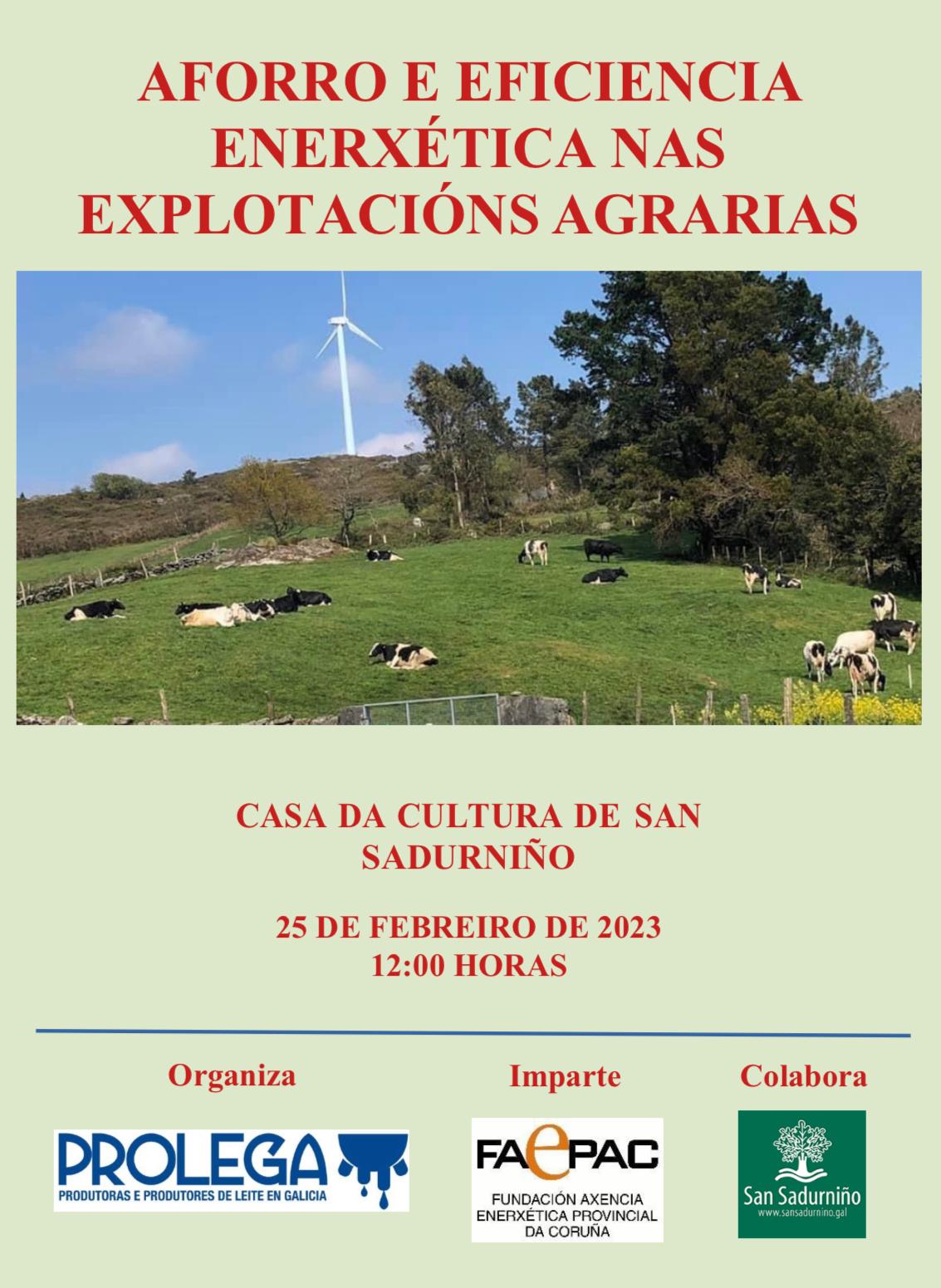 xornada eficiencia enerxetica prolega sadurniño