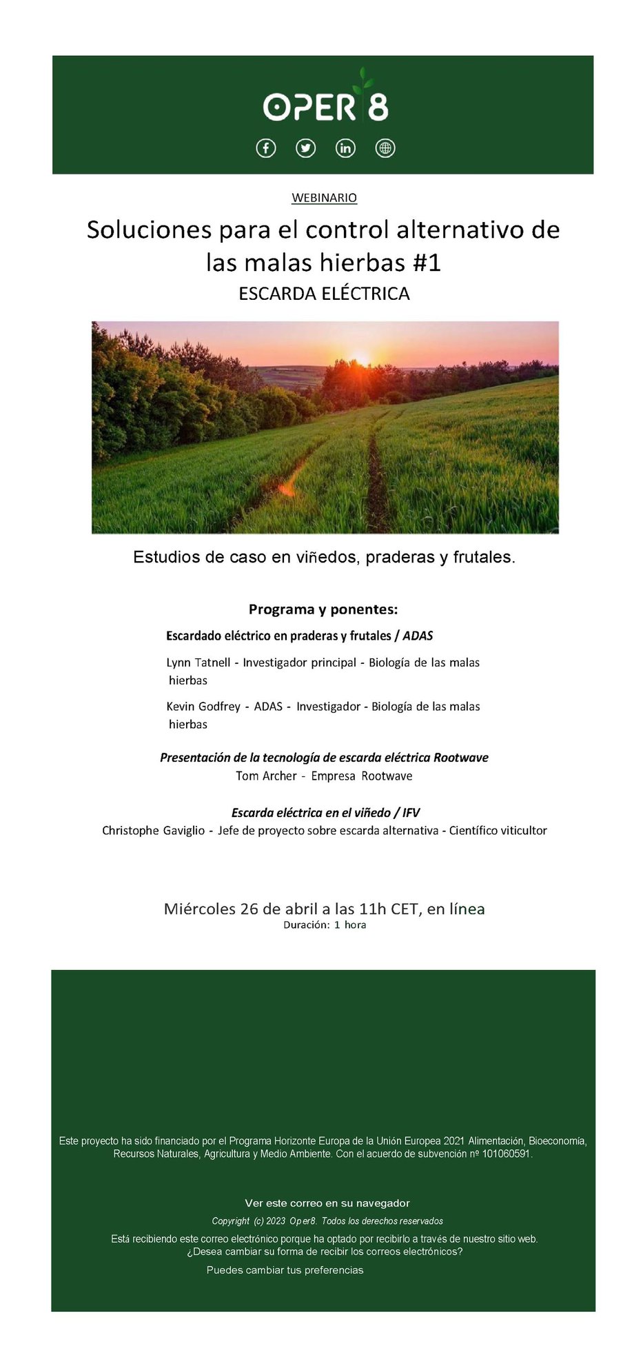 webinar control de malas herbas escarda electrica
