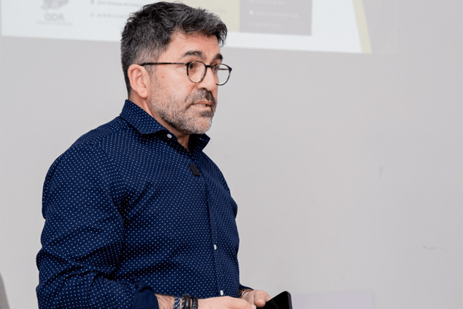Imaxe do xerente do GDR Condado Paradanta, Paco González. / Fonte: GDR Condado Paradanta