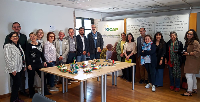 Reunión de representantes de los distintos agentes que participan en el AKIS gallego el pasado 12 de mayo en la sede de la Fundación Juana de Vega