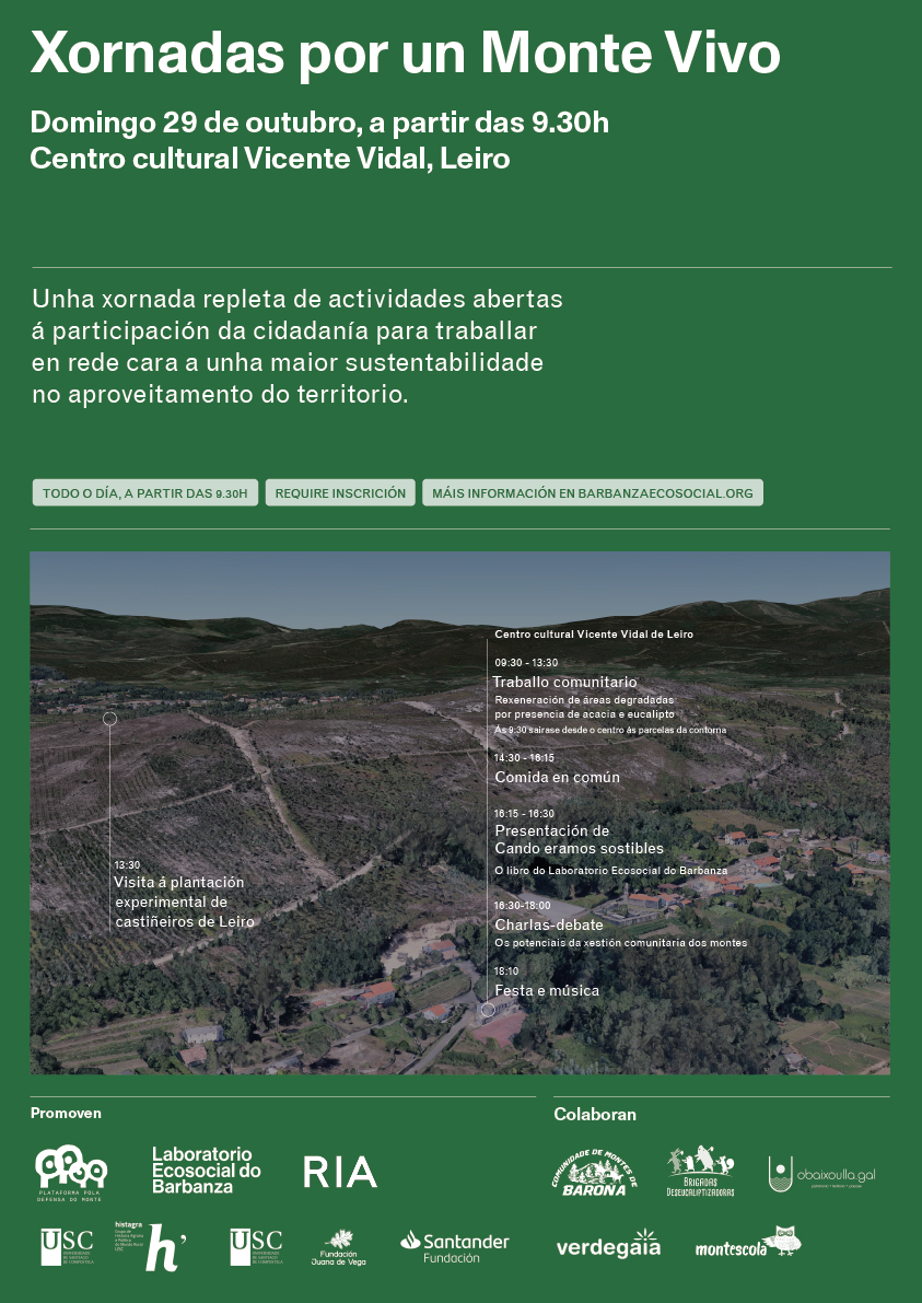 Carteis-Xornadas por un monte vivo_Leiro
