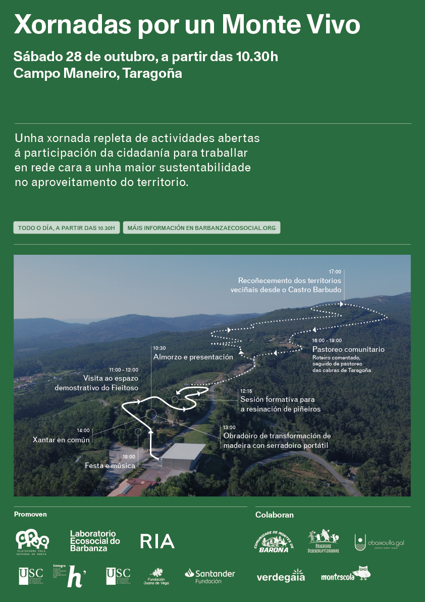 Carteis-Xornadas por un monte vivo_Taragoña