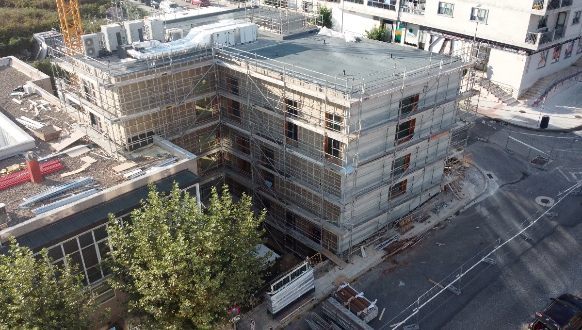 Centro saúde O Porriño vista obras_CG