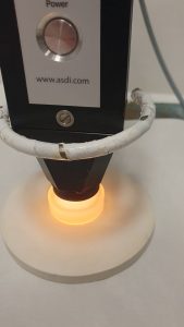 Análise de resina con tecnoloxía NIRs.