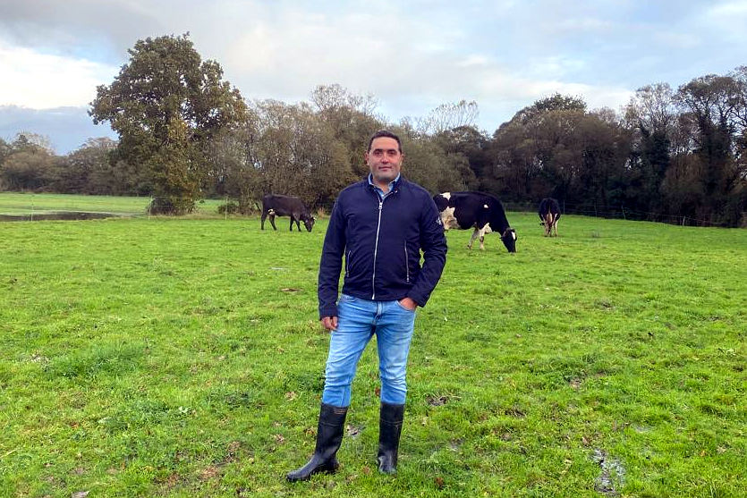 Joaquín Díaz Gómez, presidente da Organización de Produtores de Leite Ecolóxico