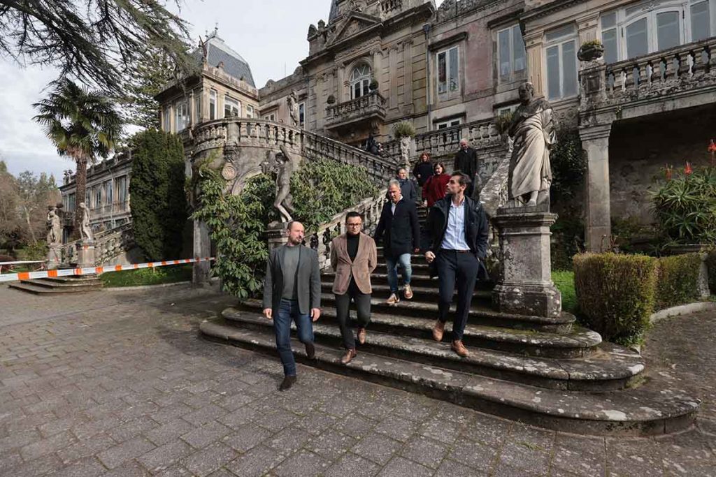 Visita del consejero de Medio Rural a la finca de Lourizán