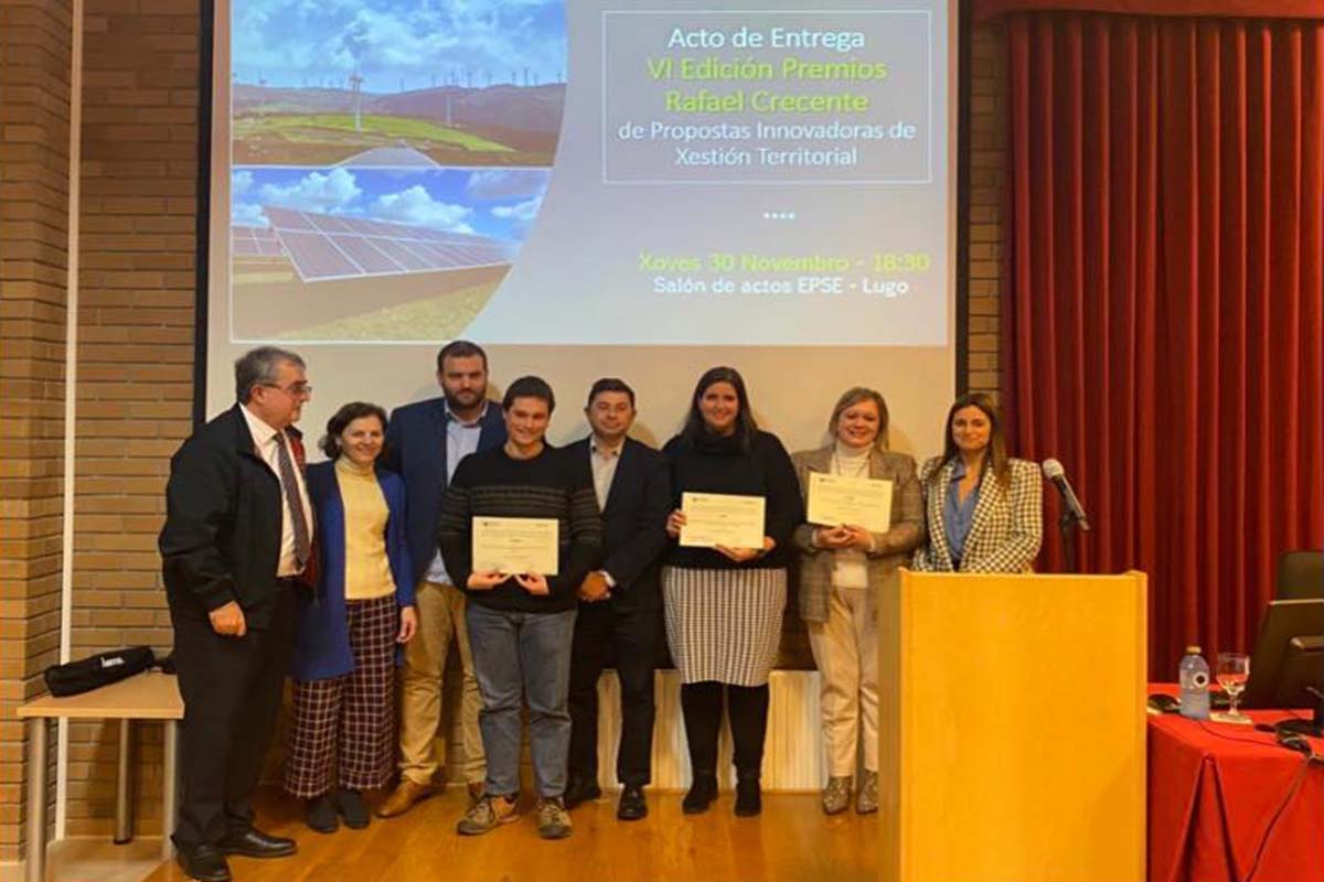 Premiados nos VI Premios Rafael Crecente. Foto de LaborarT