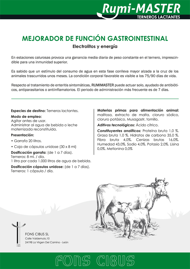 Ficha A4 Rumi-Master lactantes