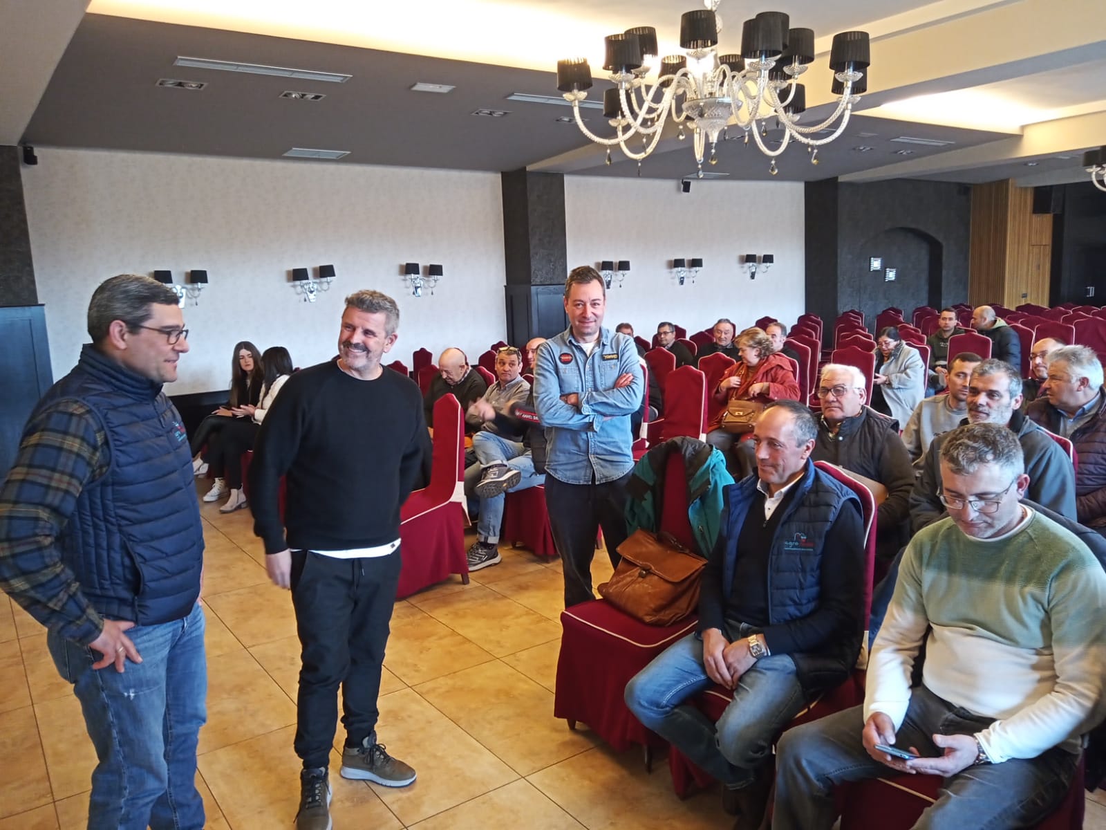 Acto informativo celebrado de Agromuralla sobre o Cártel do Leite celebrado este xoves en Lugo